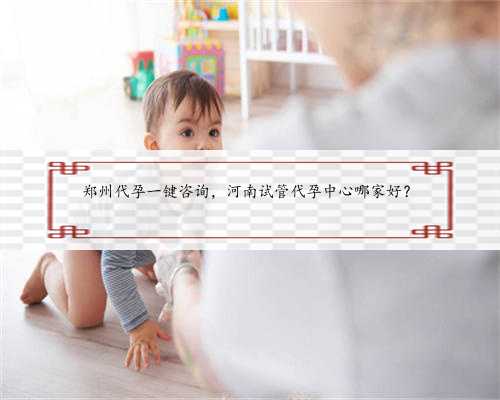<b>郑州代孕一键咨询，河南试管代孕中心哪家好？</b>